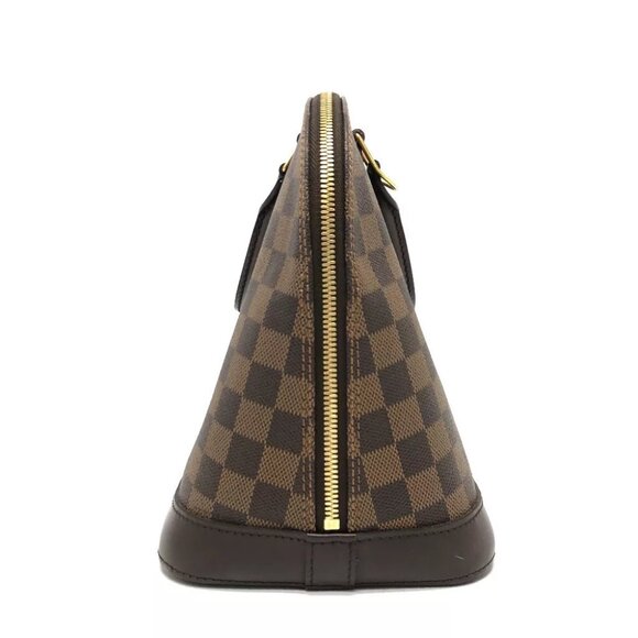 LOUIS VUITTON N51131 Damier Alma Bags Tote Bag Hand Bag Brown/GoldHardware - Picture 4 of 16